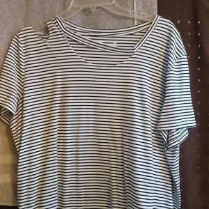 Black and White striped shirt